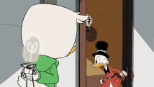Gif animé Picsou sauveur